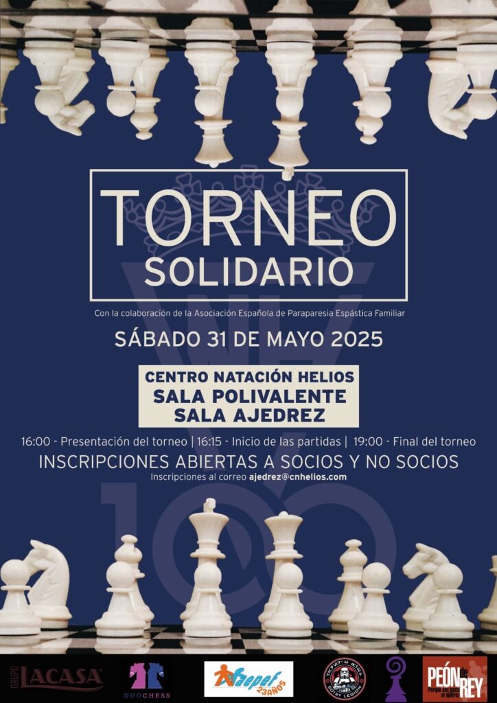torneo de ajedrez cartel